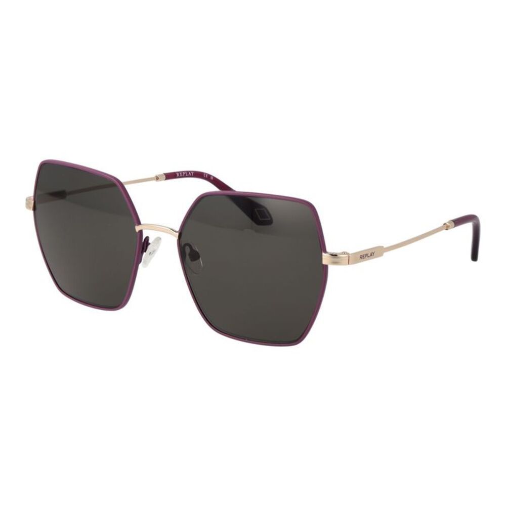 Replay Purple Metal Women's Sunglasses